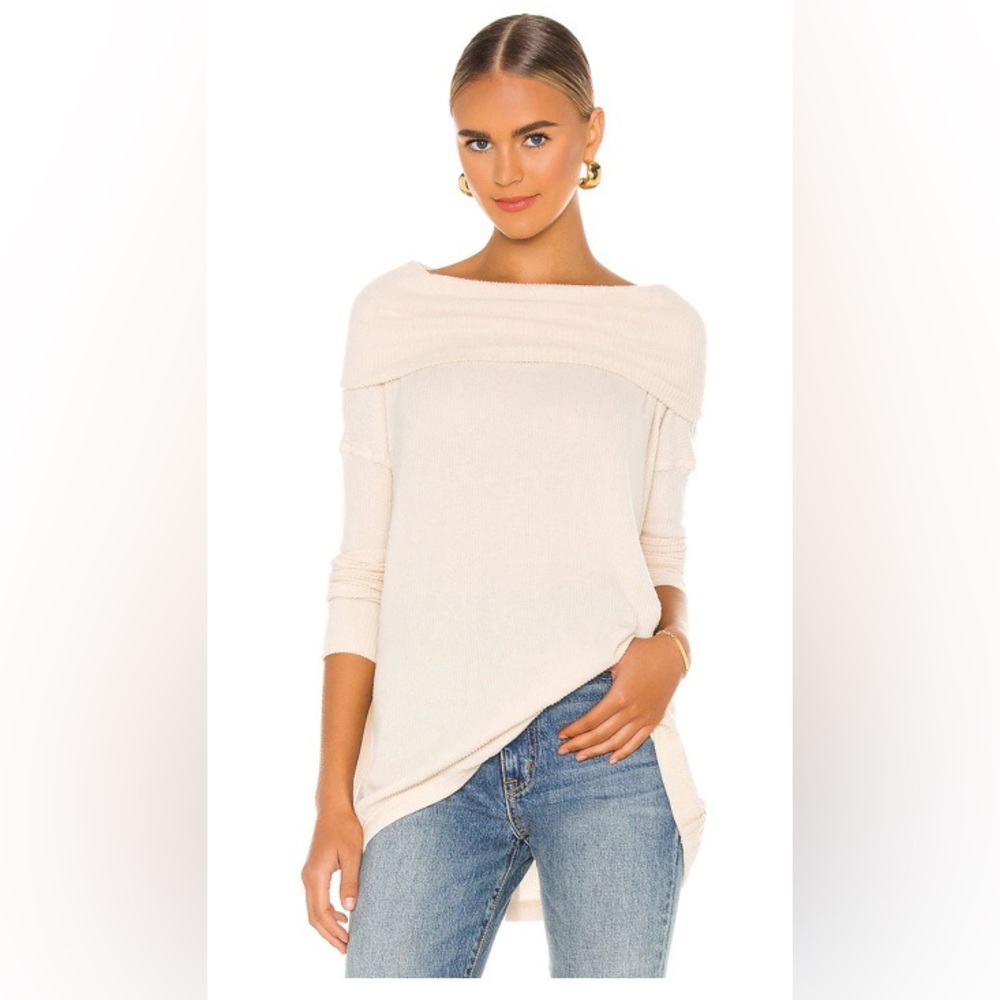 Free People Juicy Long Sleeve Tunic Top. Size Medium NWT.